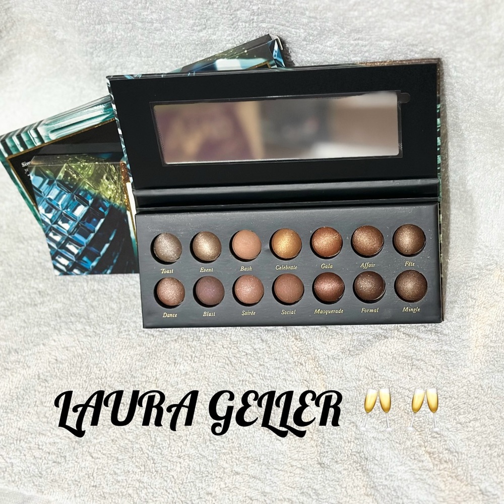 🥂LAURA GELLER~The Delectables~Champagne Cheers Eyeshadow Palette🥂